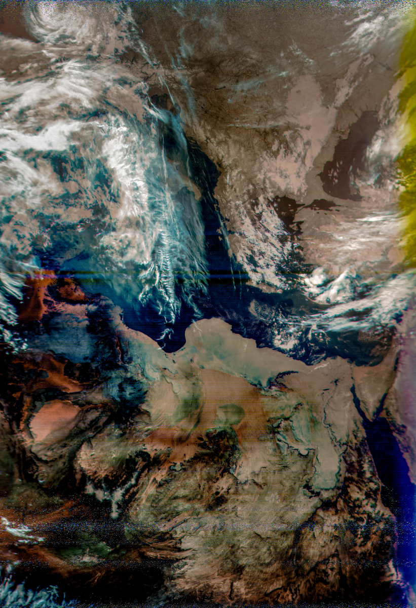 4.25 M23 msu mr AVHRR 3b45 IR False Color